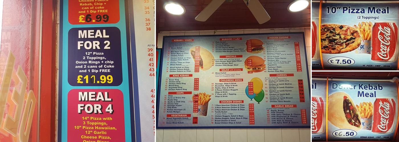 Paolo's Pizza Lurgan Menu