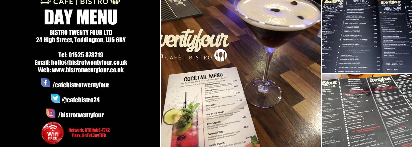 Bistro Twenty Four Menu