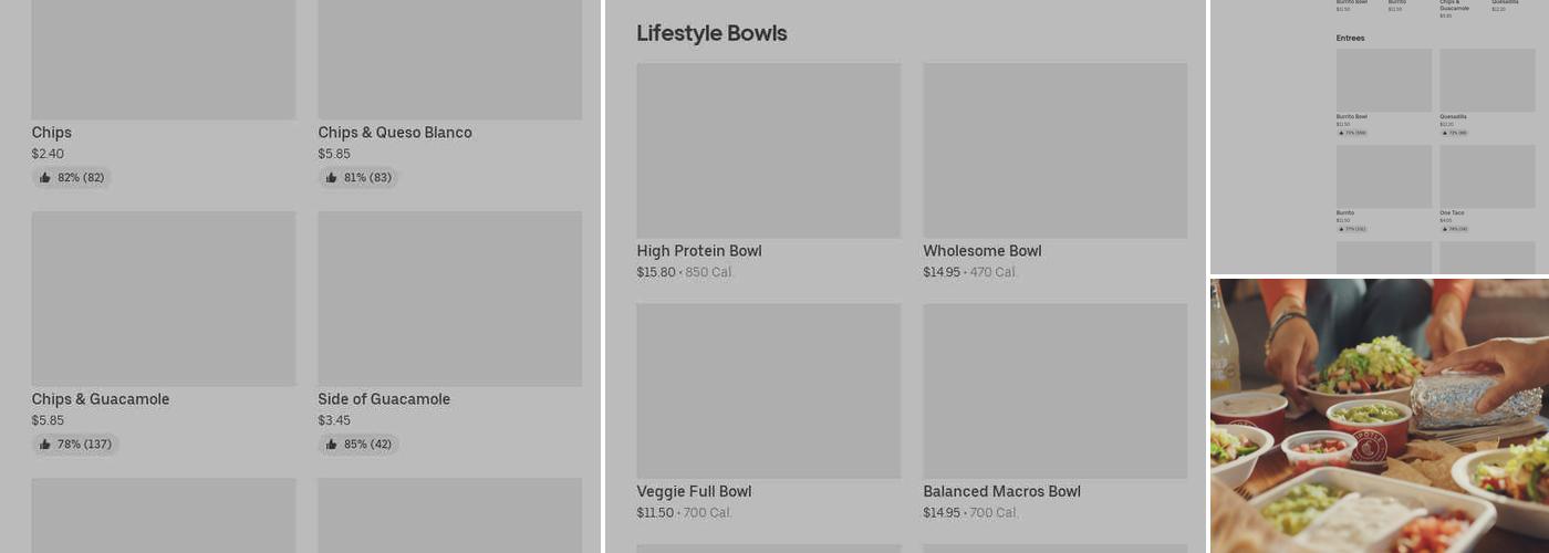 Chipotle Mexican Grill Menu