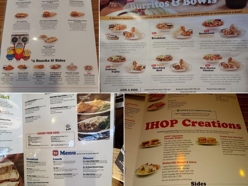 IHOP Menu