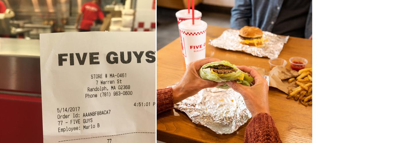 Five Guys Menu