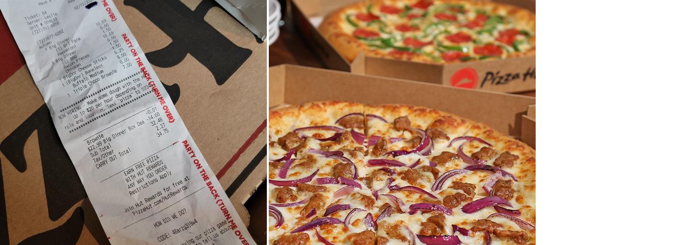 Pizza Hut Menu