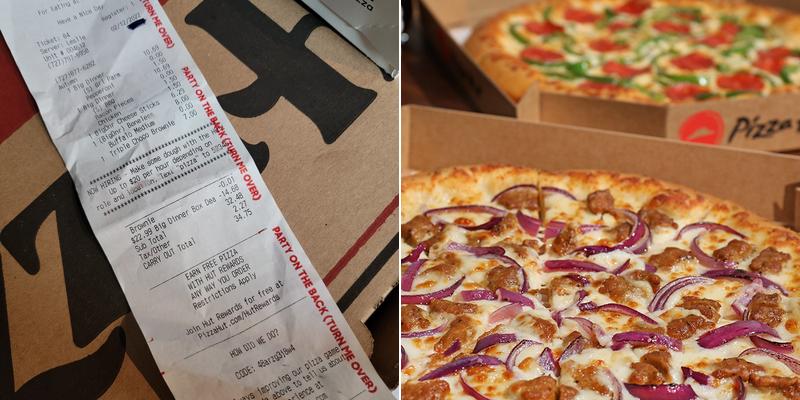 Pizza Hut Menu