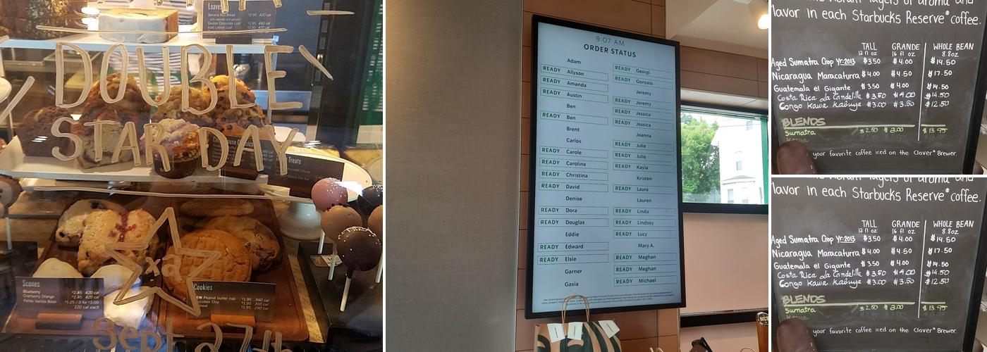 Starbucks Menu