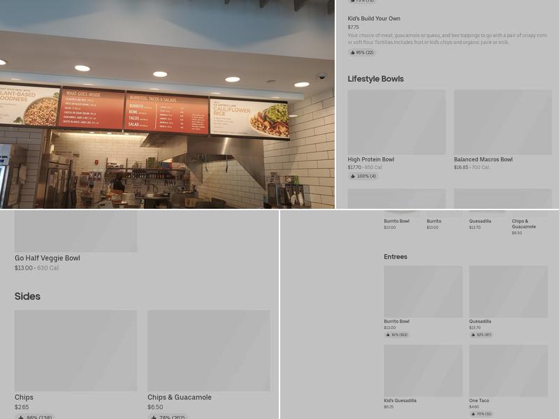 Chipotle Mexican Grill Menu