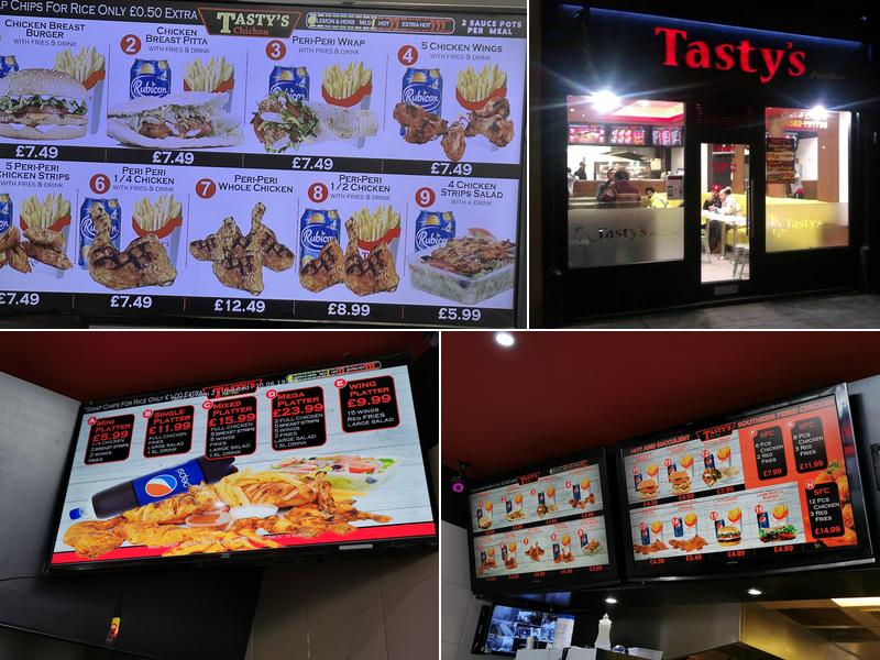 Tasty's Peri Peri Menu