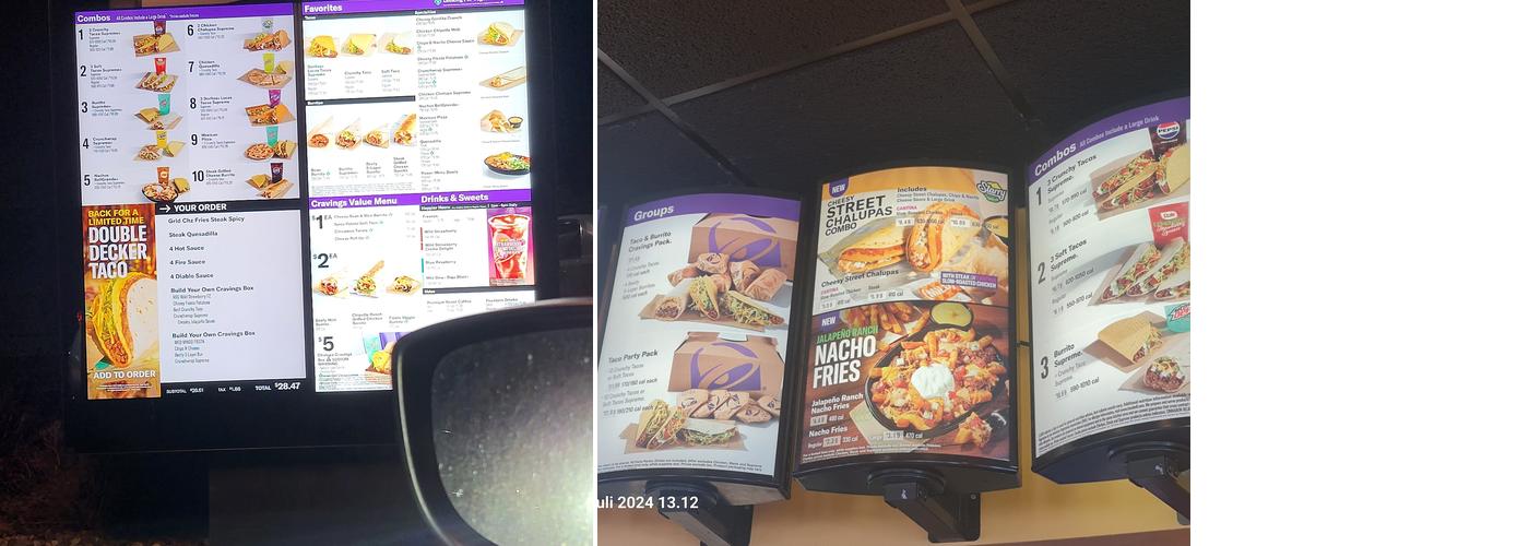 Taco Bell Menu