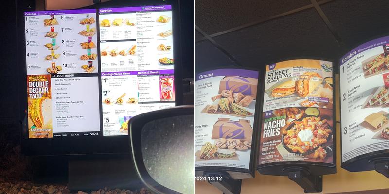 Taco Bell Menu