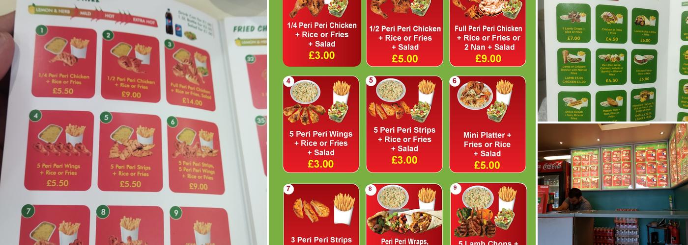 Peri Peri Junction Menu