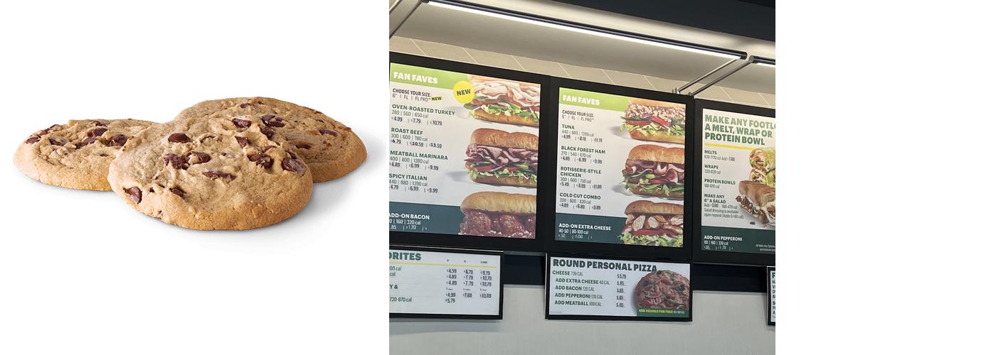 Subway Menu