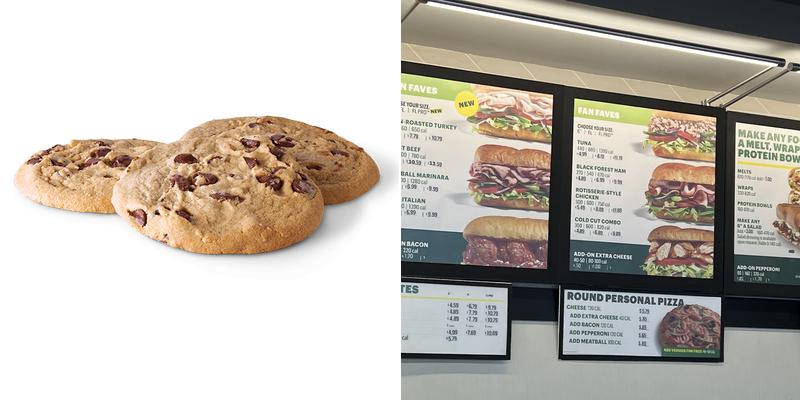 Subway Menu