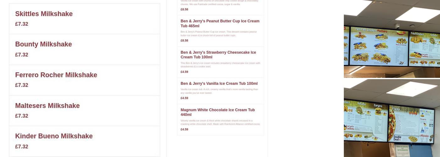 Roosters Grill House Menu