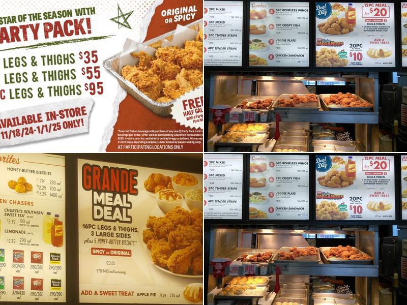 Church's Texas Chicken Menu