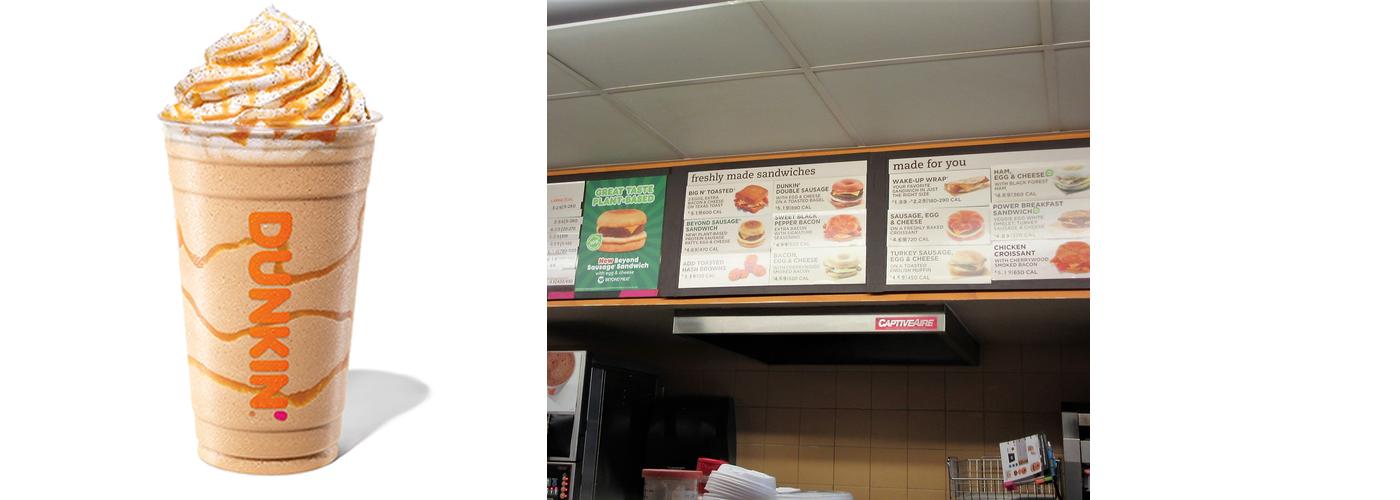 Dunkin' Menu