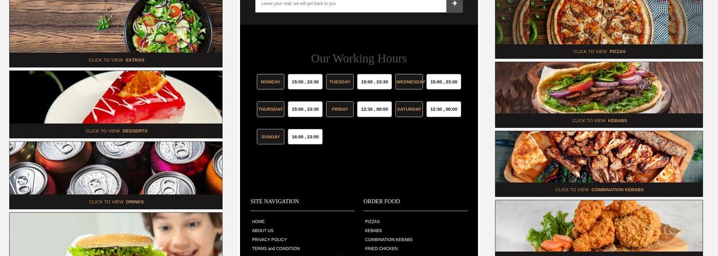 Lydd Best Kebab Menu