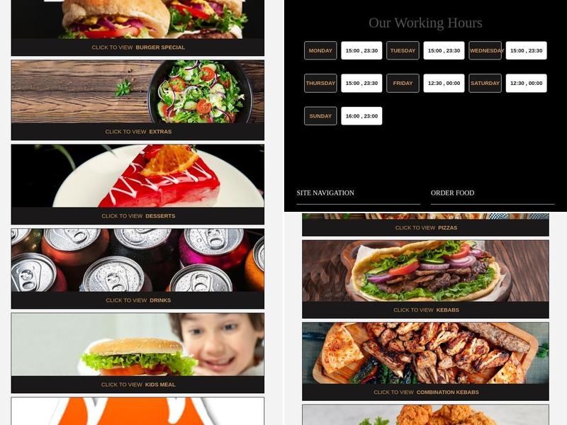 Lydd Best Kebab Menu