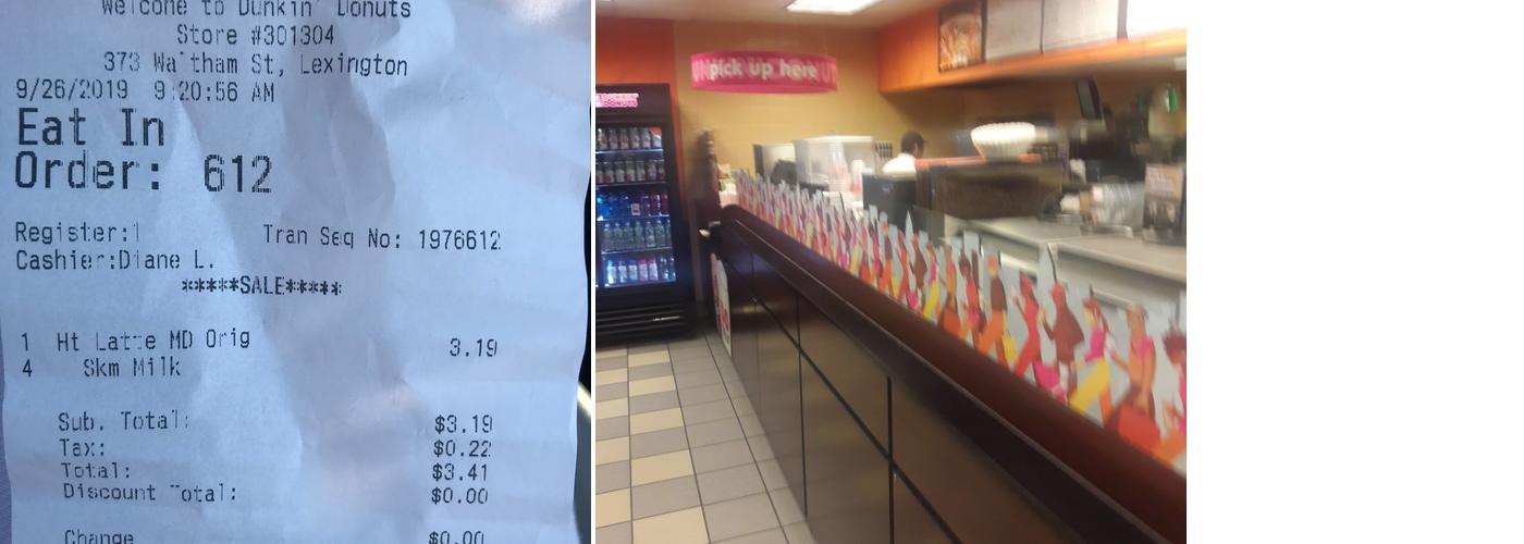 Dunkin' Menu