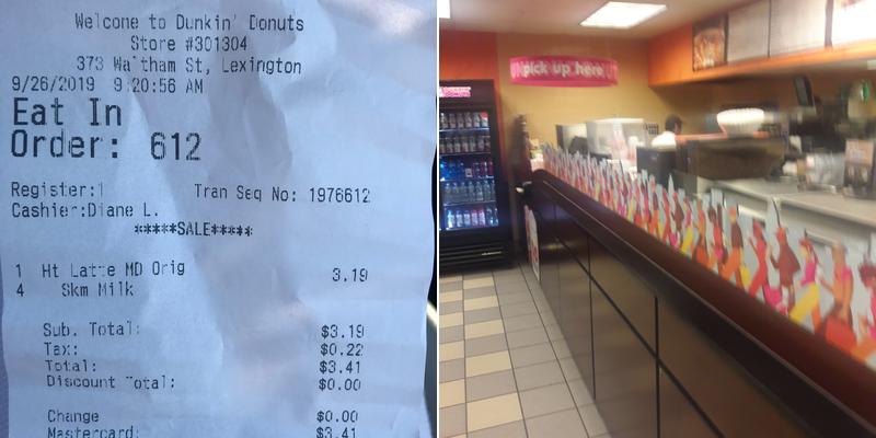 Dunkin' Menu