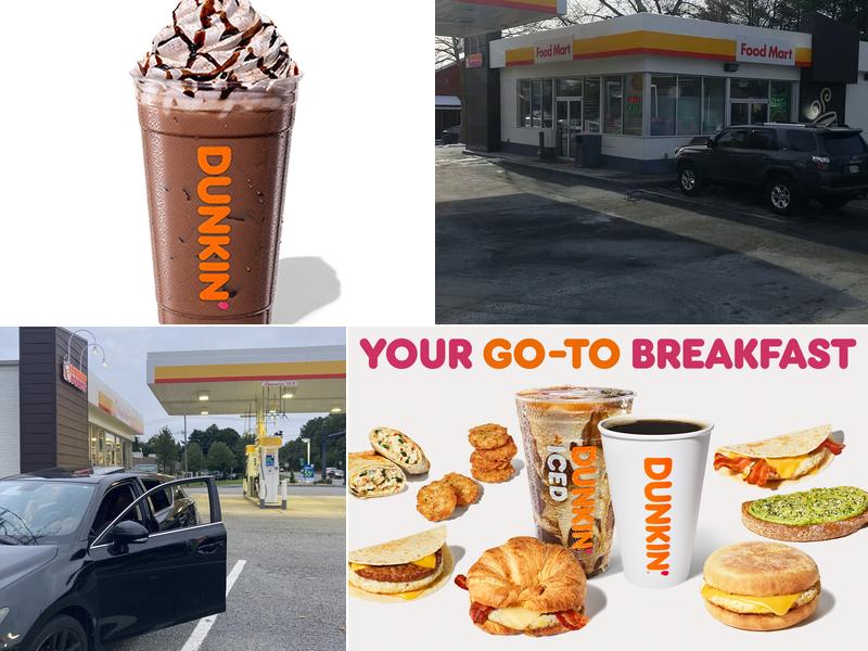 Dunkin' Shell Oil, 915 Waltham St, Lexington