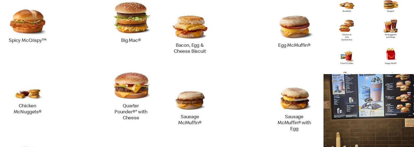 McDonald's Menu