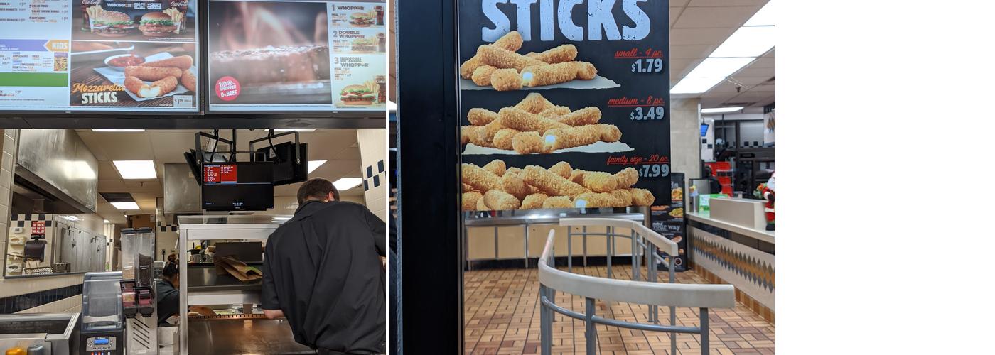 Burger King Menu