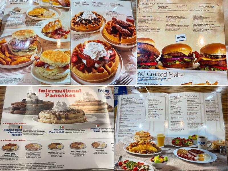 IHOP Menu