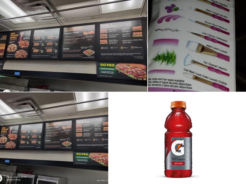 Subway Menu