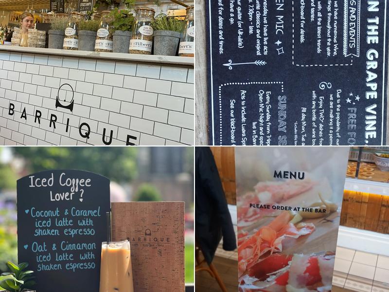 Barrique Wine Shop, Bar & Deli Menu