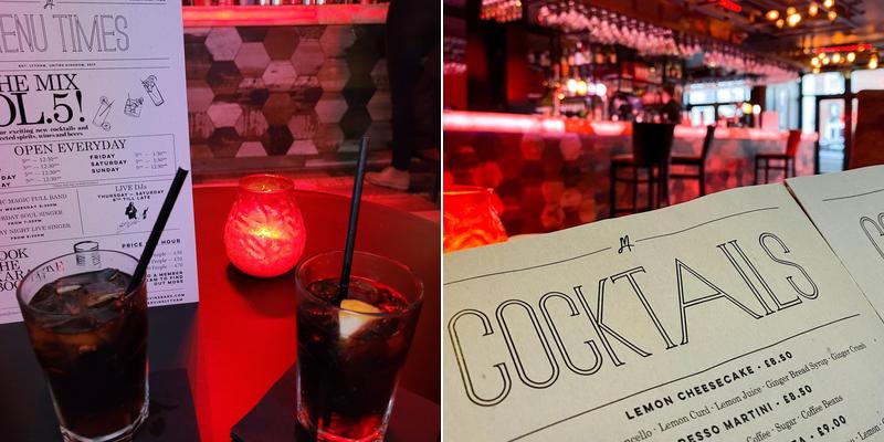 Marvin's Lytham Menu