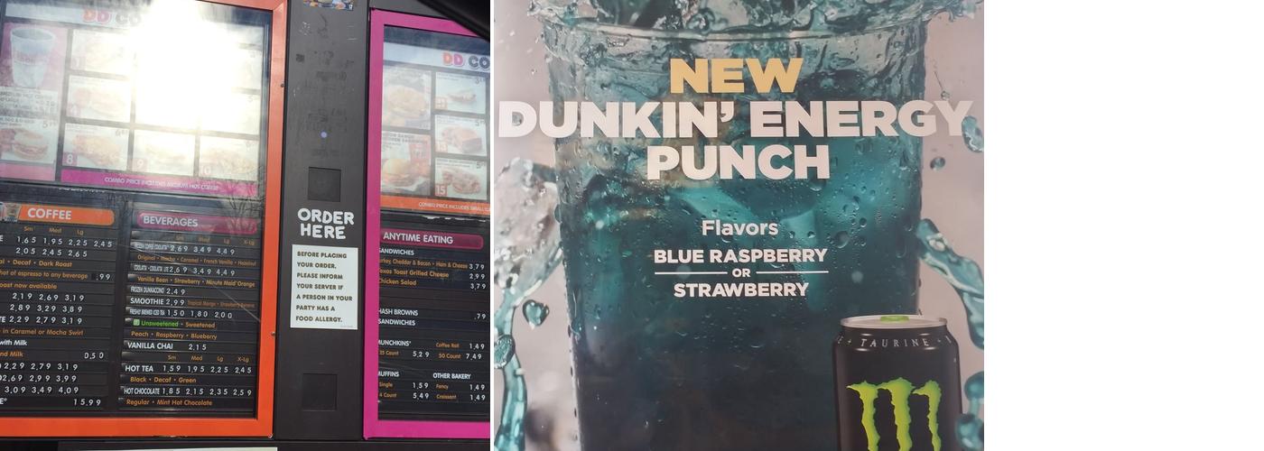 Dunkin' Menu