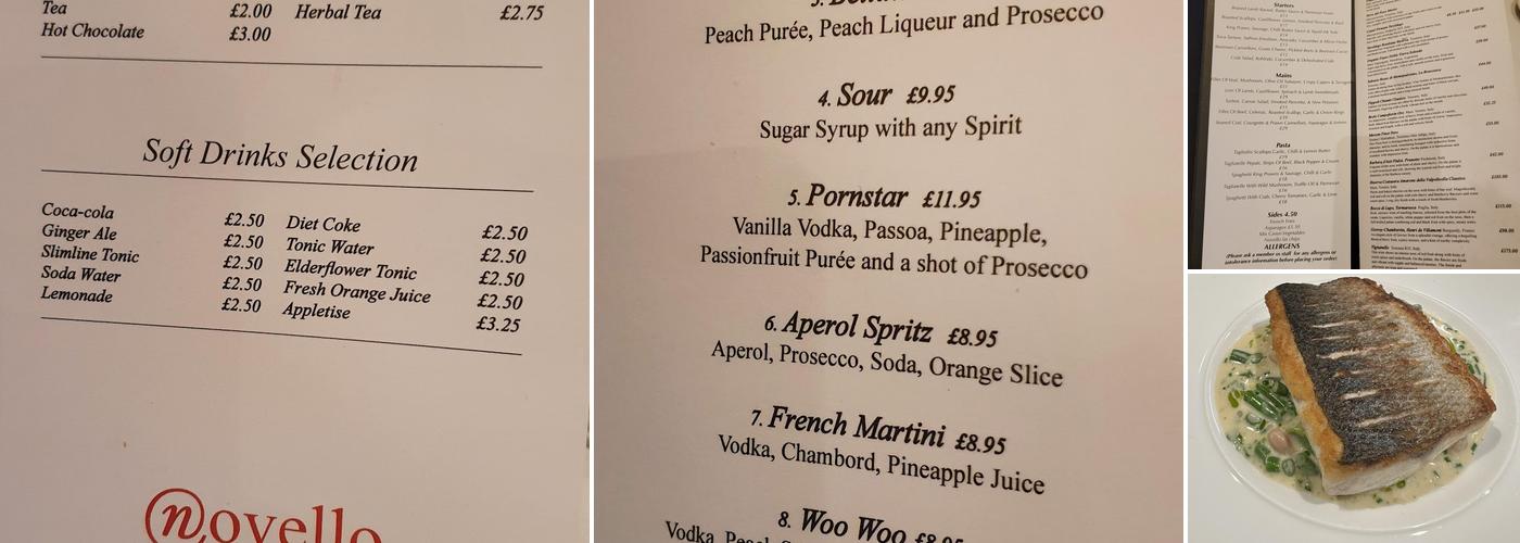 Novello Menu