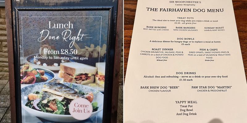 Fairhaven Menu
