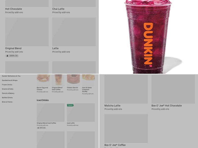 Dunkin' Menu
