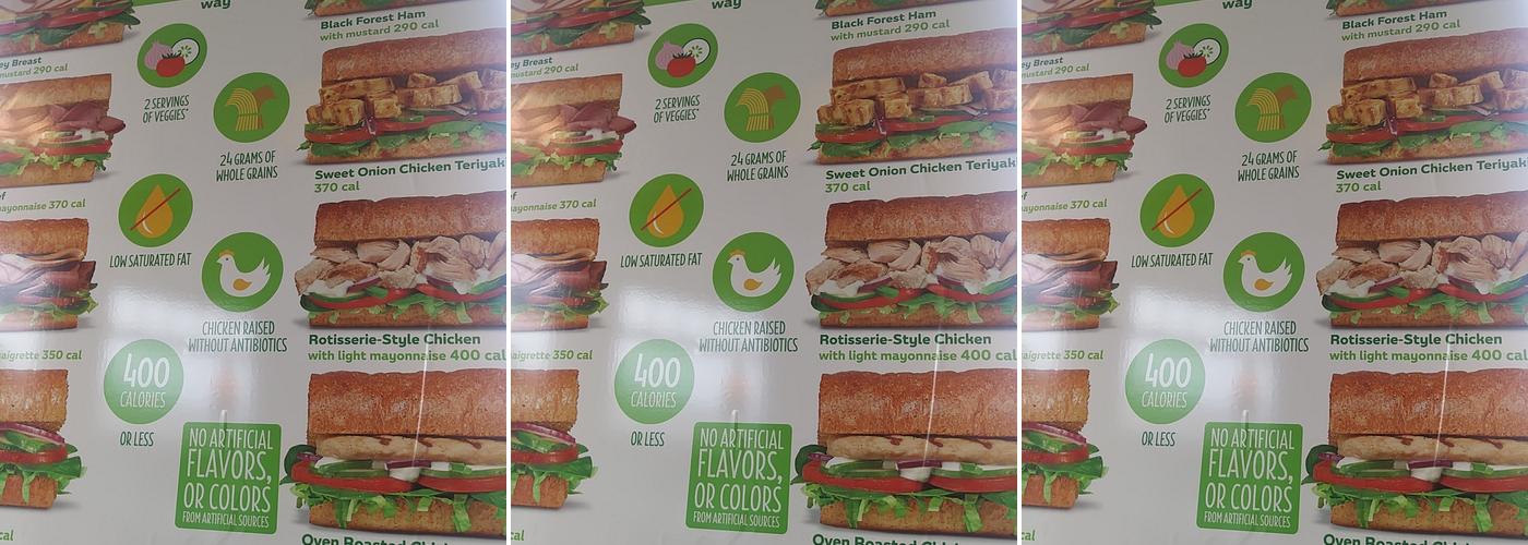Subway Menu