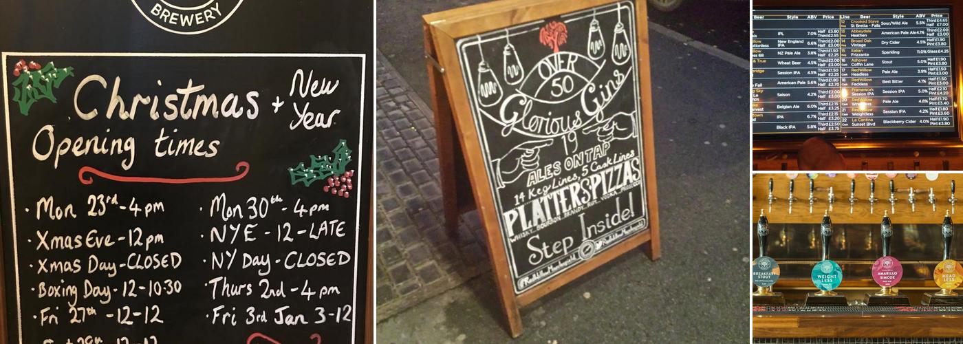 RedWillow Macclesfield Menu