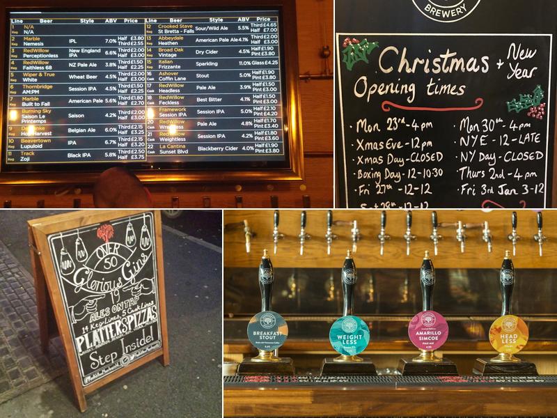 RedWillow Macclesfield Menu