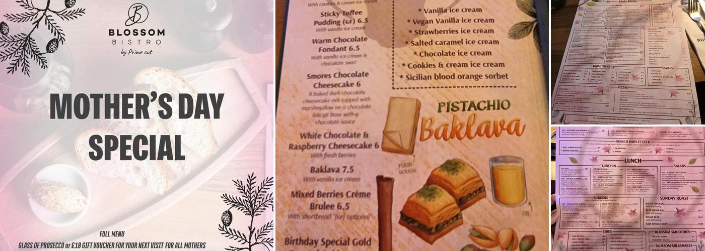 Prime Cut Bar & Grill Menu