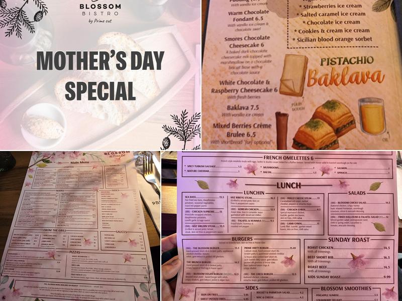 Prime Cut Bar & Grill Menu