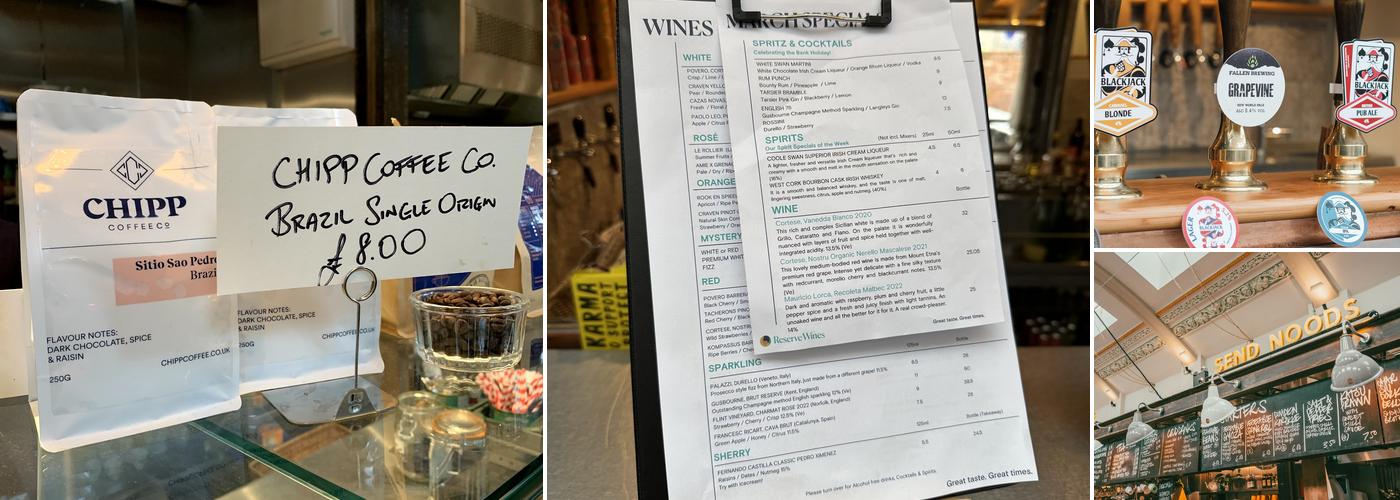 Picturedrome Macclesfield Menu