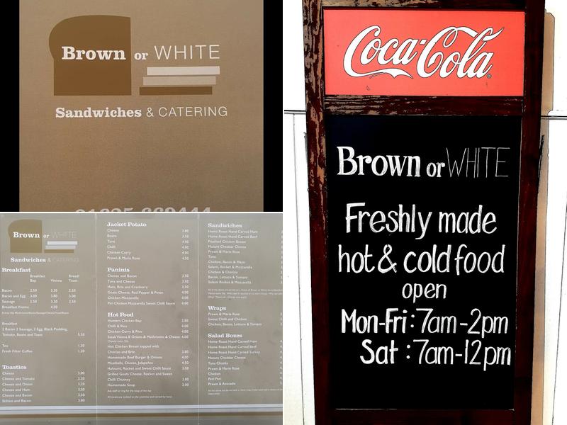 Brown Or White Menu