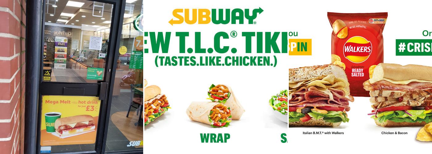 Subway Menu