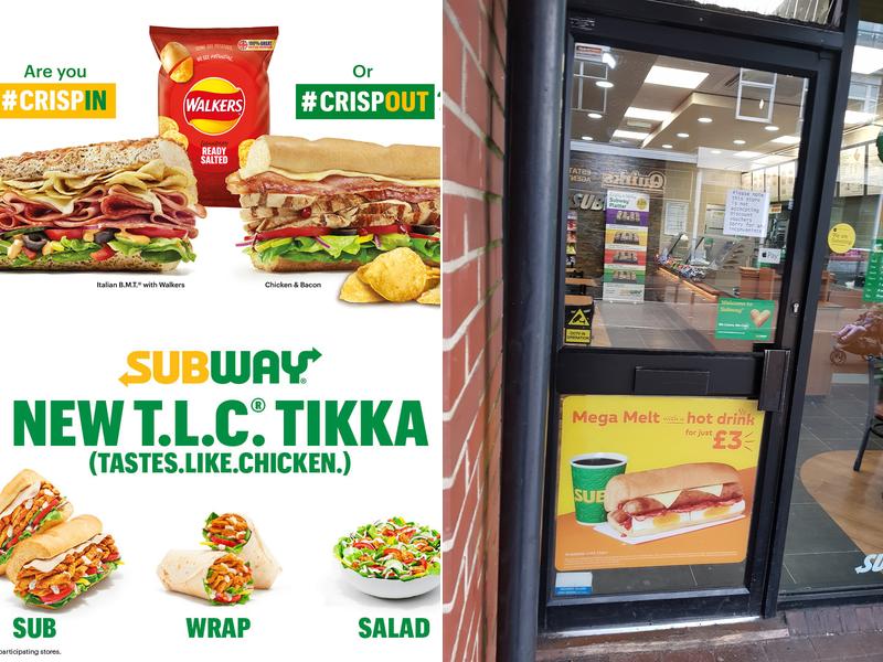 Subway Menu