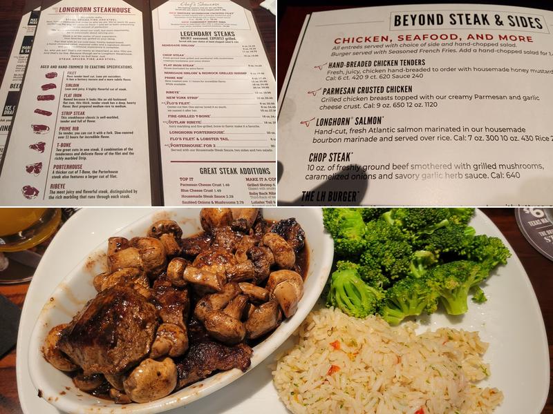LongHorn Steakhouse Menu
