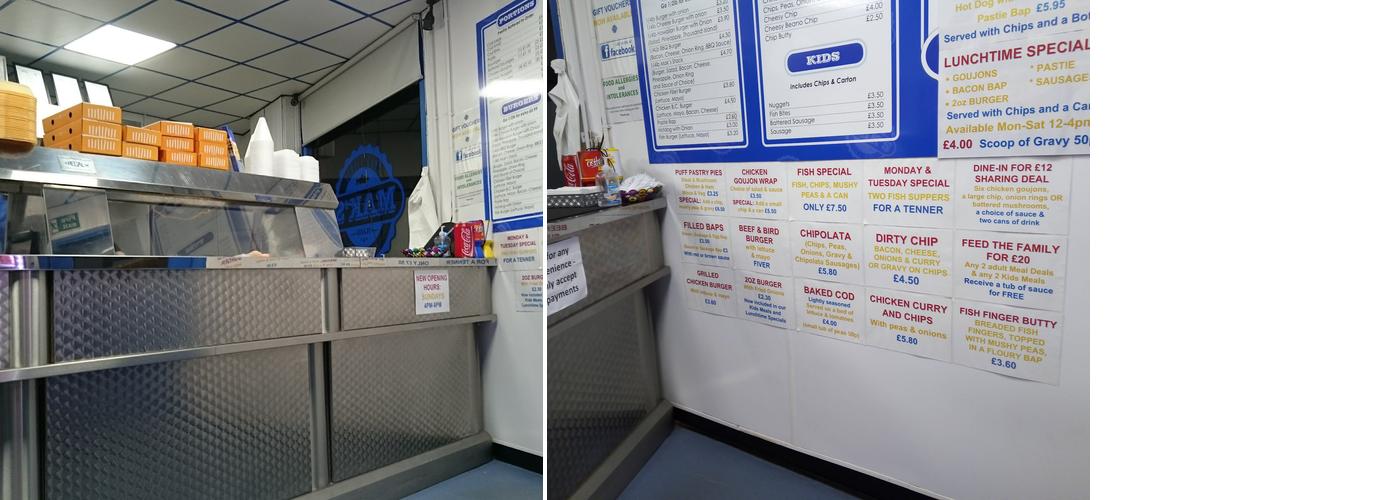 Mak's Plaice, Magheralin Menu