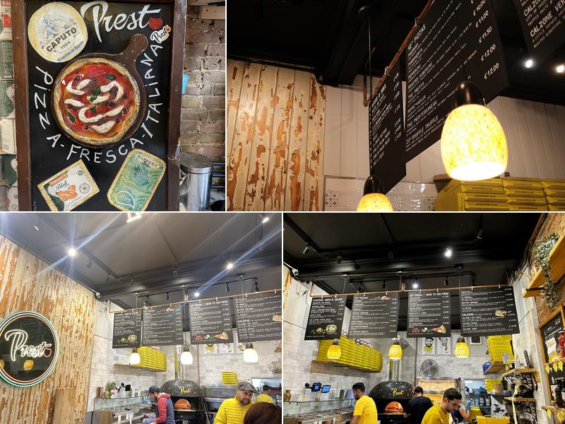 Presto Italian Street Food Menu