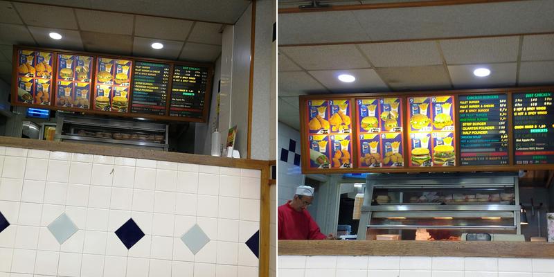 Tennessee Fried Chicken Menu