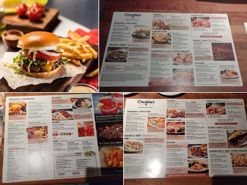 Cheddar's Scratch Kitchen Menu