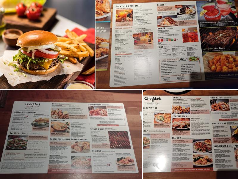 Cheddar's Scratch Kitchen Menu