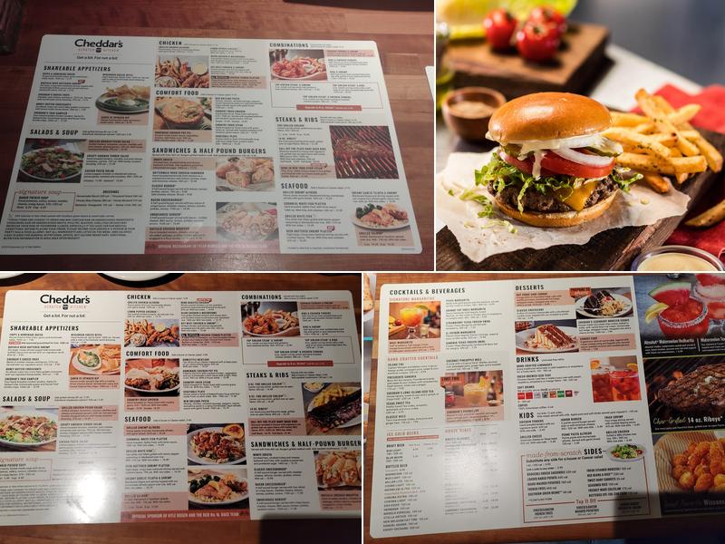 Cheddar's Scratch Kitchen Menu