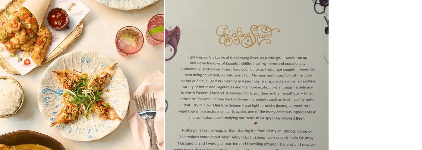 Giggling Squid - Maidstone Menu